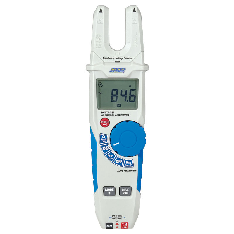 200A AC Open Jaw TRMS Clamp Meter ( MT715) - Major Tech