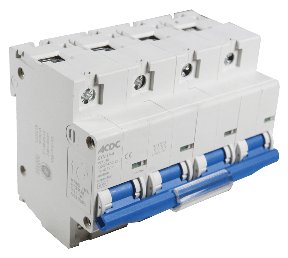 Circuit Breaker 4 Pole C-Curve 10KA 100A