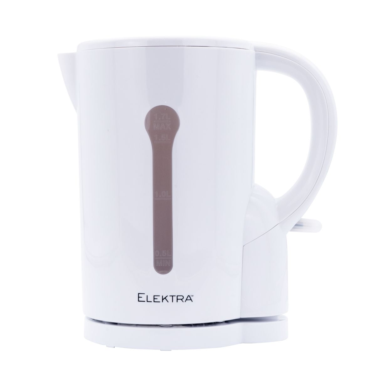 Elektra Electric Cordless Kettle 1.7L with Boil Dry Protection - White ...