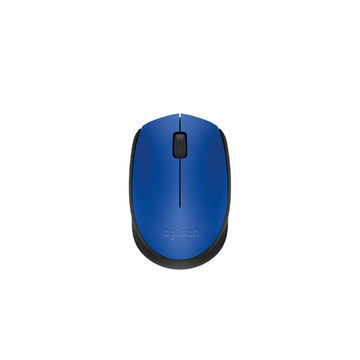 Logitech M171 Wireless Mouse - Blue Nano USB receiver; 3-Button Optical tracking Rachet Wheel; 10Mts. Range