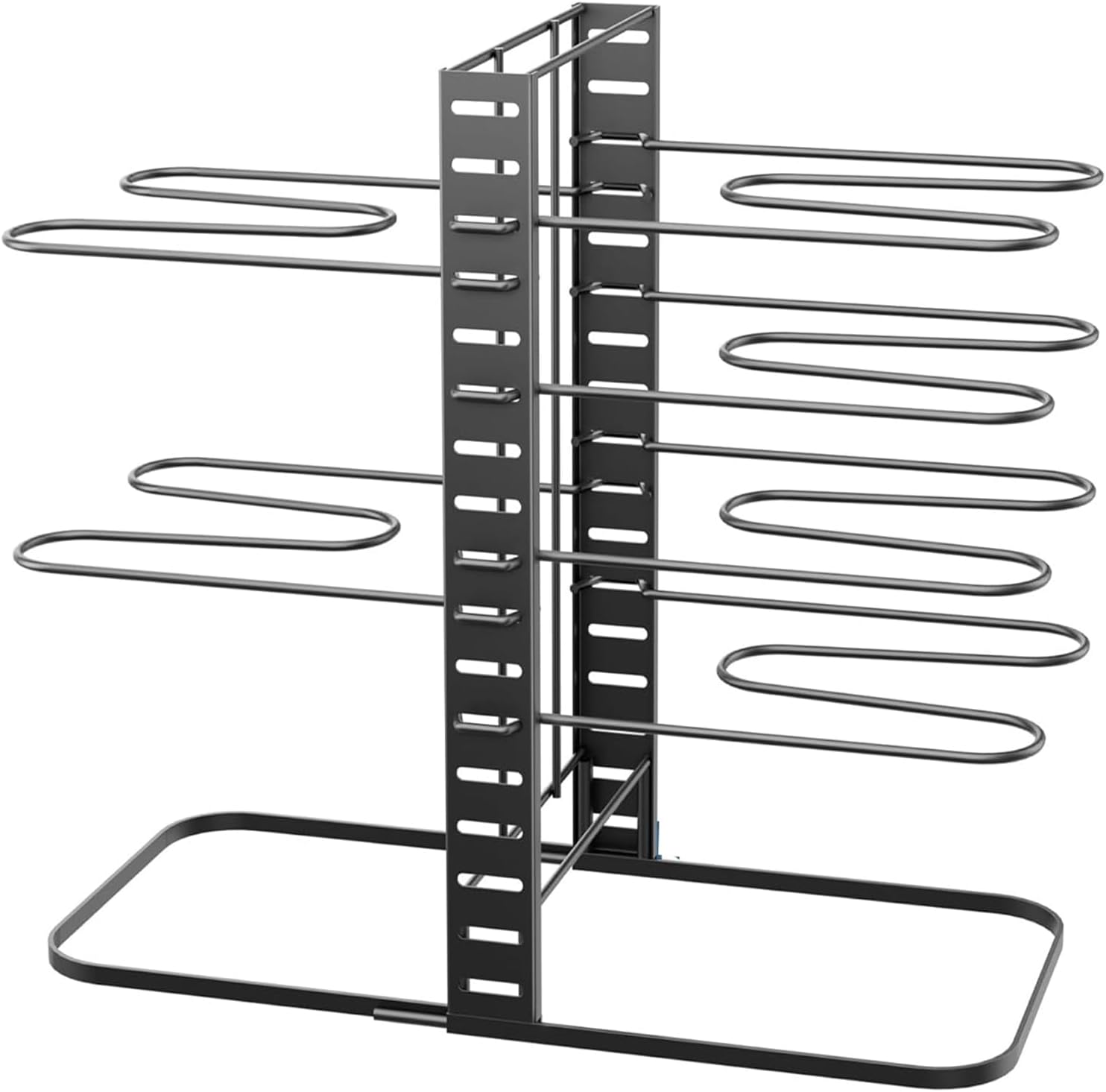 8 Tier Pot And Pan Organiser Rack Adjustable Under Or In Cabinet- 3 Methods
