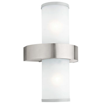 Beverly - Wall Light - Outdoor - Satin Chrome