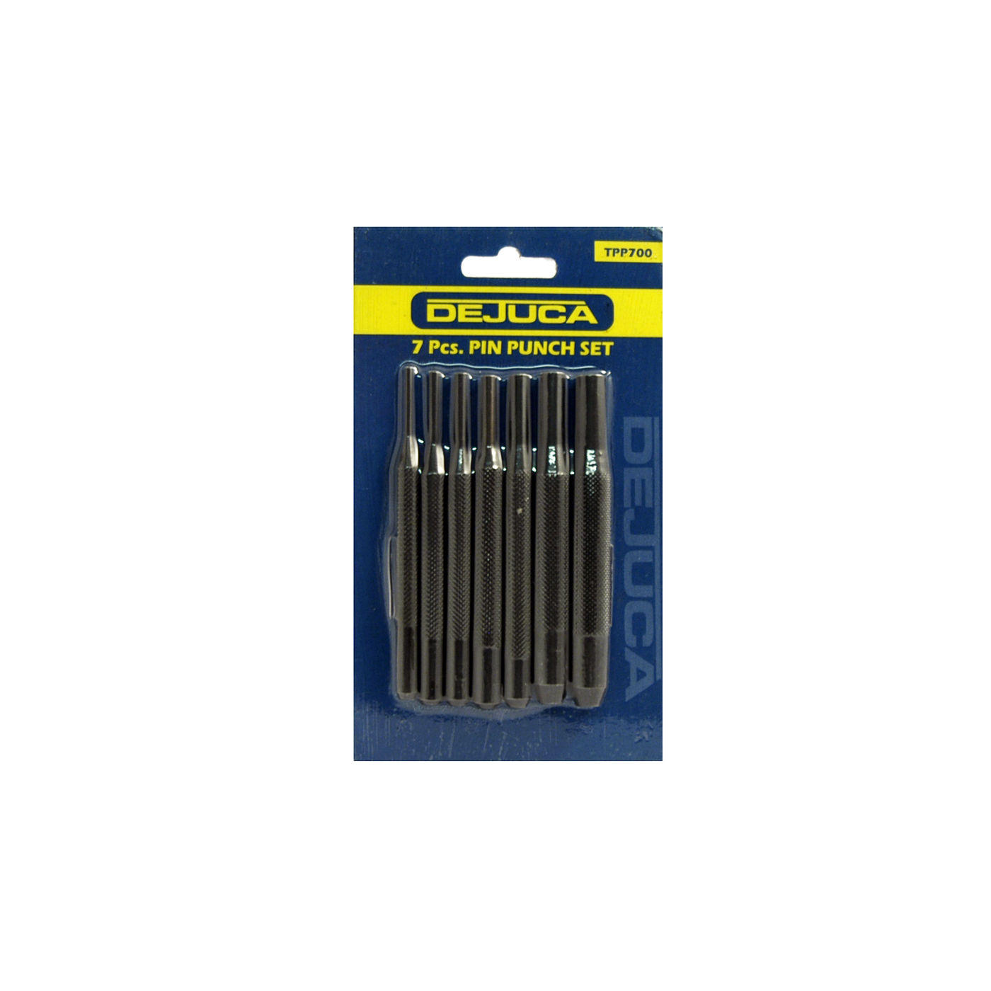 Dejuca - Pin Punch Set - 2-10mm - 7 Piece / Card - 4 Pack