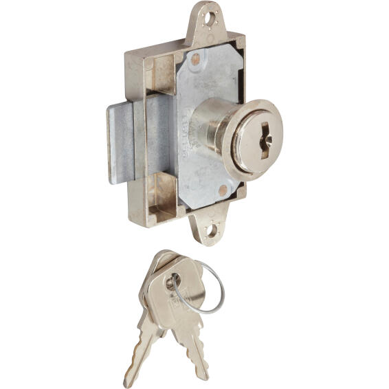 Cylinder screw-on lock nickel-plated hettich