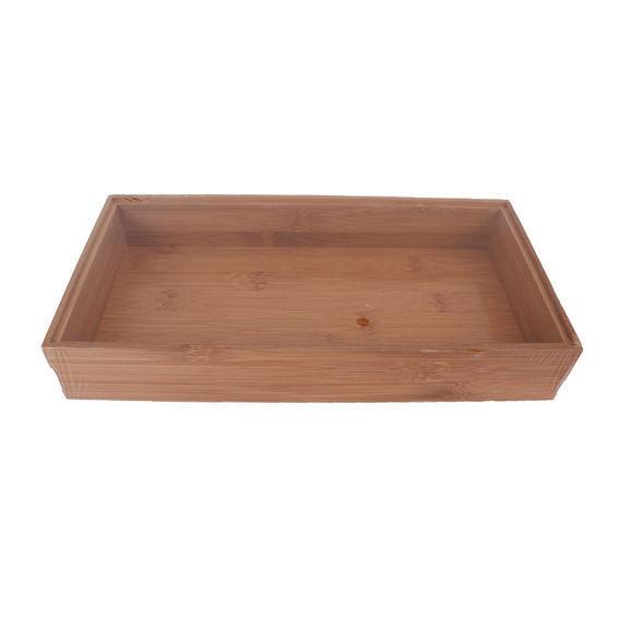Kitchen Drawer Organiser Bamboo Tray 15.2Cm X 30.5Cm X 5.2Cm