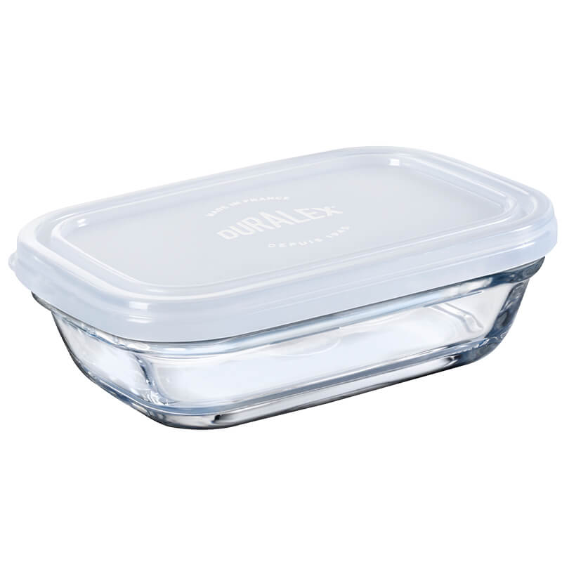 Rectangle Glass Storage Container 390ml-set of 3