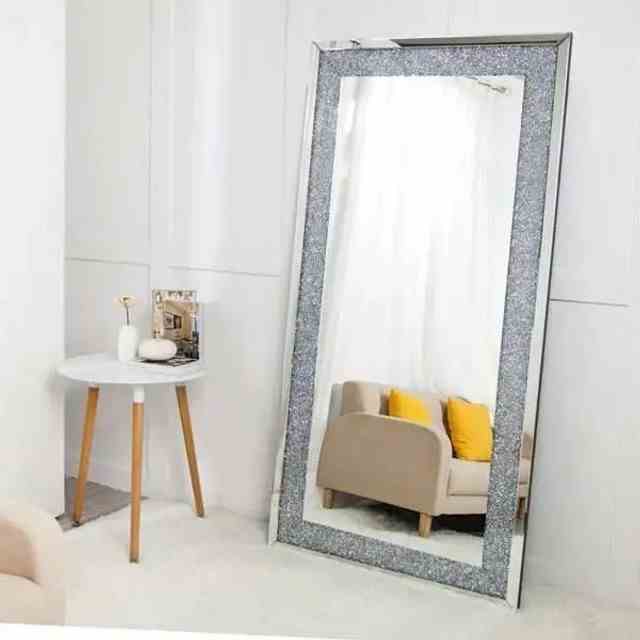 CozyCraft -  Casmer Rectangle Glass Mirror (Silver,120*80)