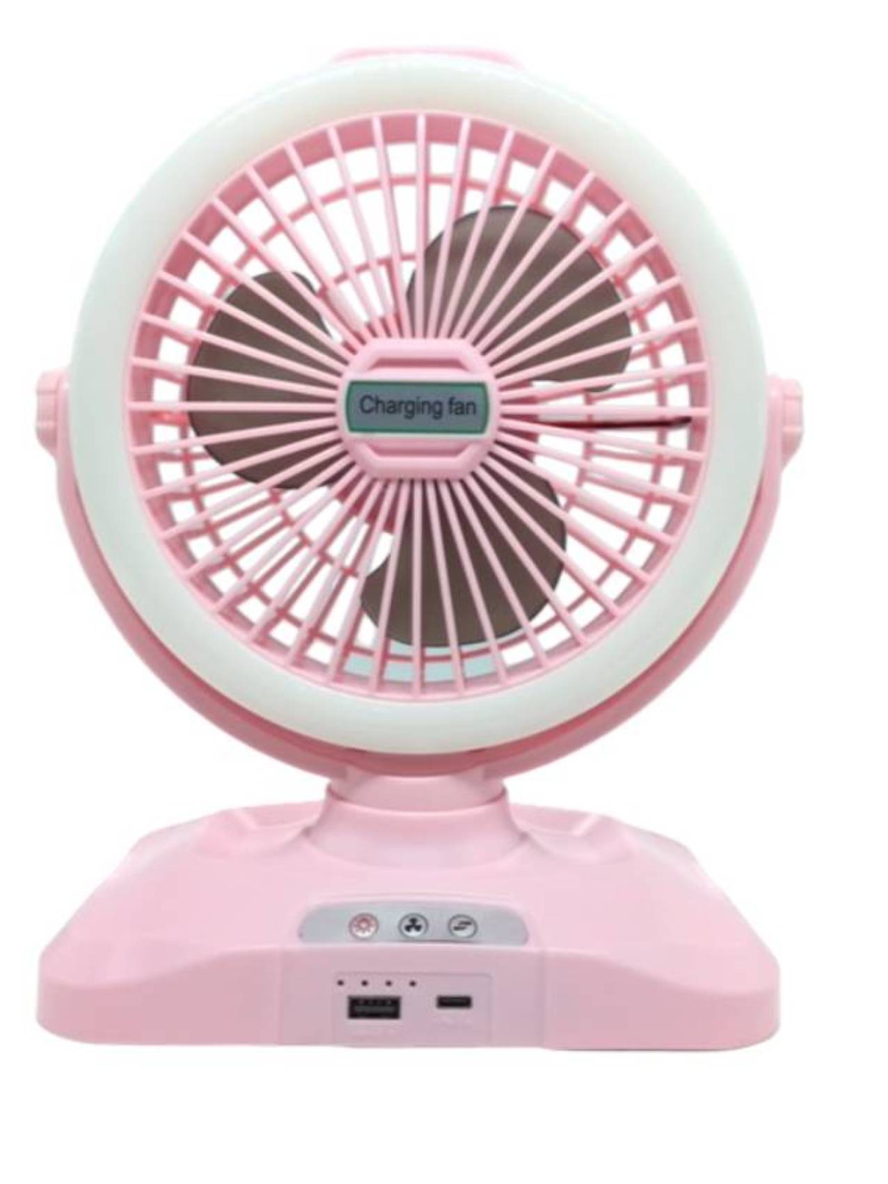 Table Top Multi-Function Fan - Pink
