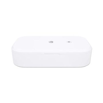 Manhattan Uv Phone Sanitizer - Uv-C Sanitizing Box, White, Retail Box , 1 Year Limited Warranty