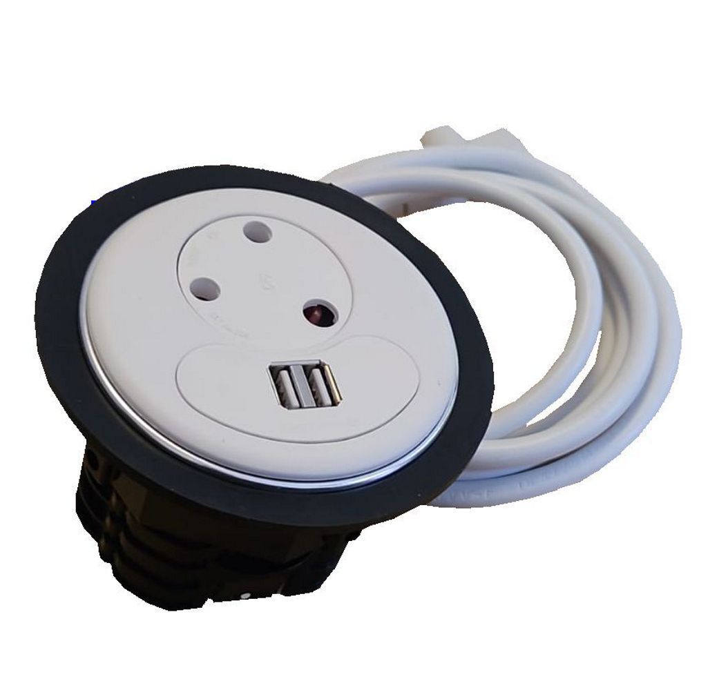 Powerlogic Multiplug Punto Plus MK1 White