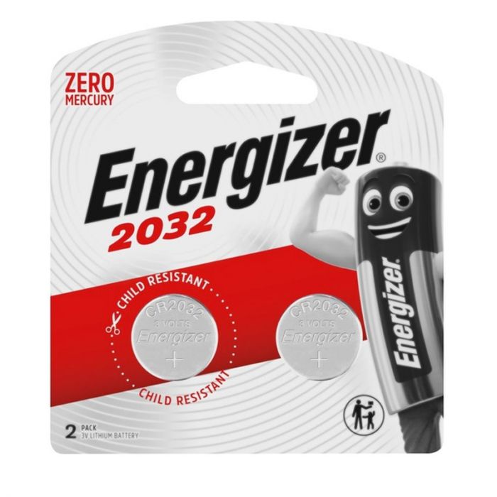 Energizer - Button Battery 3V 2032 2Pack - 10 Pack