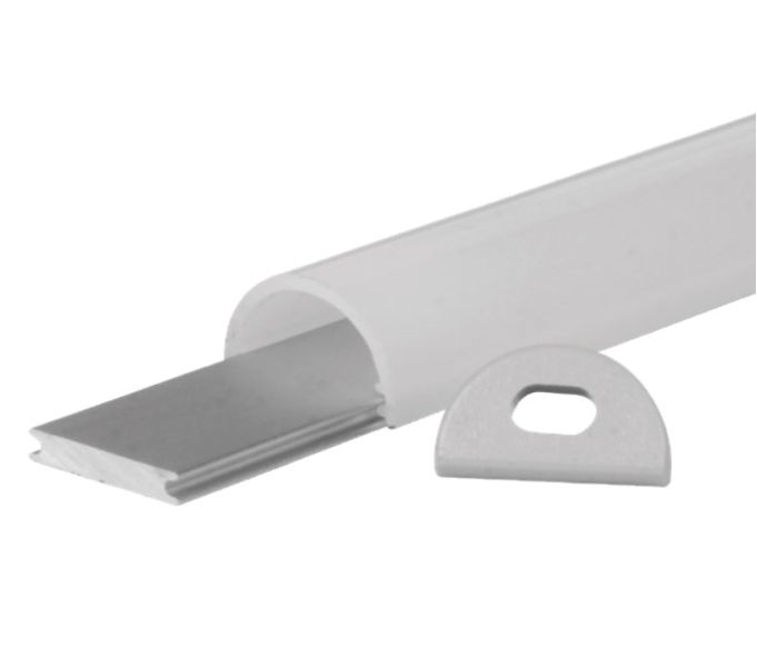 ALUMINUM EXTRUSION & LENS ( 14X8X3000 MM)