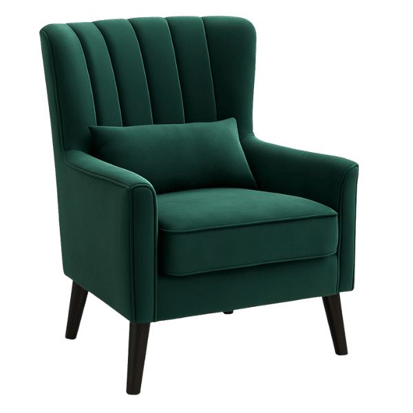 Colin Arm Chair – Emerald Green Velvet