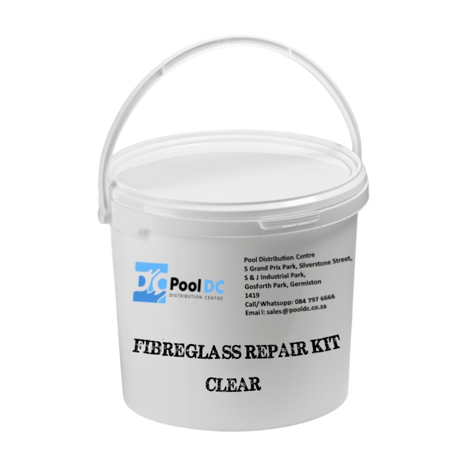Fibreglass Repair Kit - Boats, Canoes, Trailers, Caravans, Swimming Pools - Clear