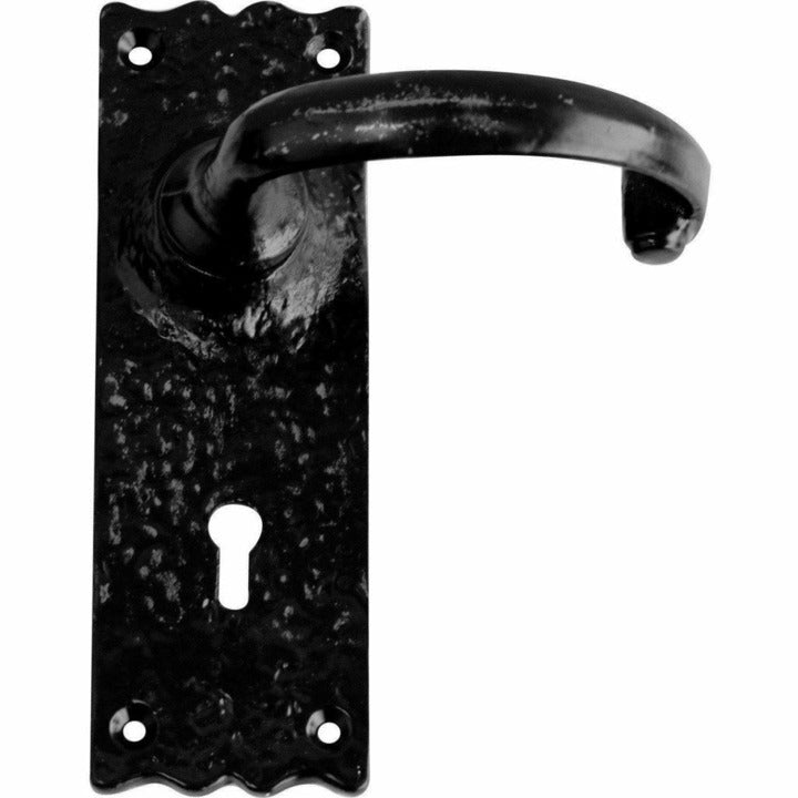 Wrought iron lever handle on plate LEROY MERLIN South Africa