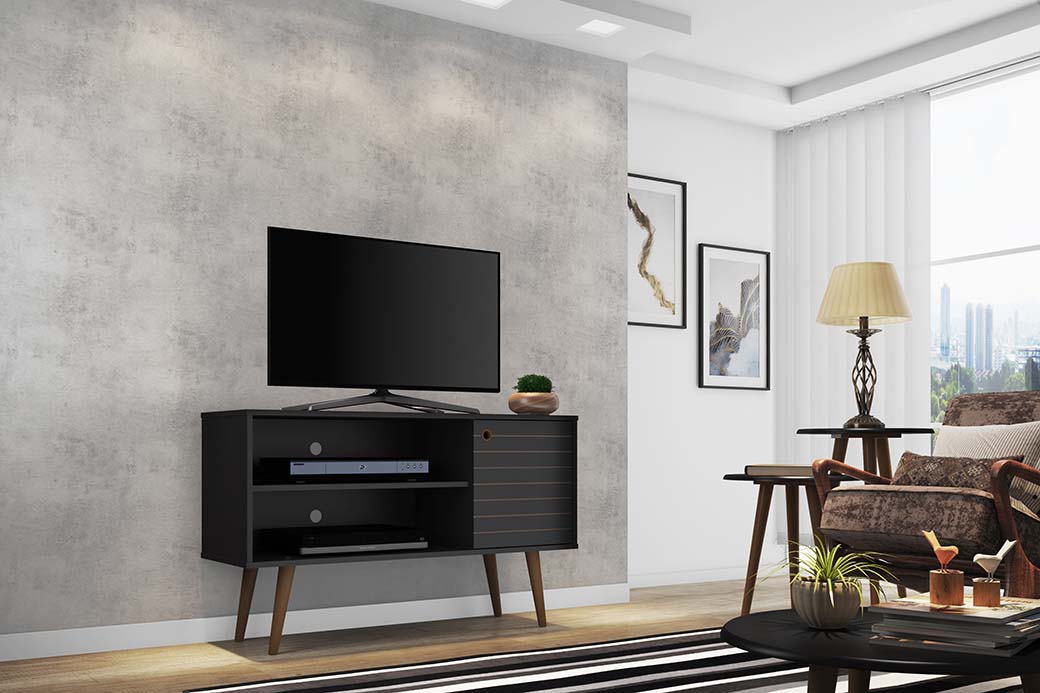 Paula Plasma Stand-Matt Black