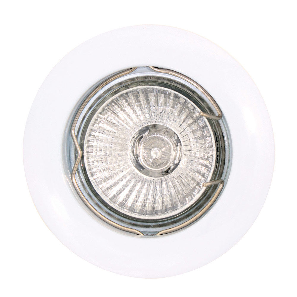 Eurolux - Straight Curved Rim - Downlight - W NO L/Holder - 6 Pack