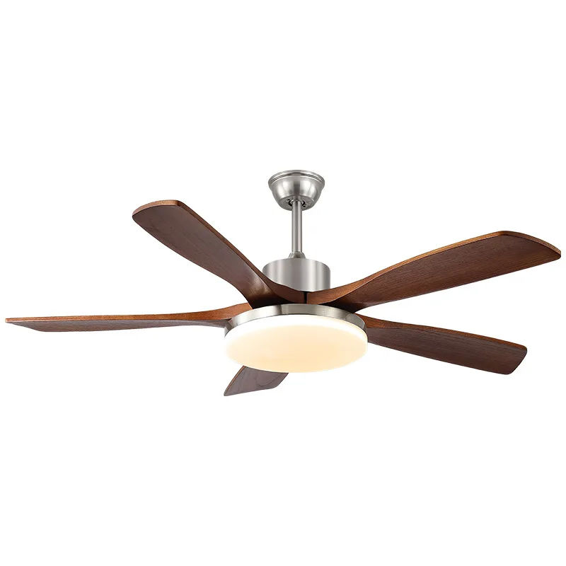 46" 5 Blades ABS Silver Ceiling Fan Light