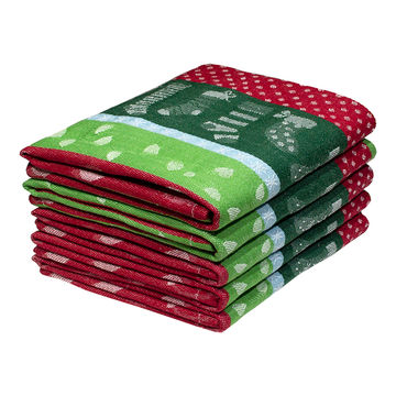 Bunty's Kitchen Towel - Design 2555 - 040x066cms - (05 Pc Pack) - Christmas Socks
