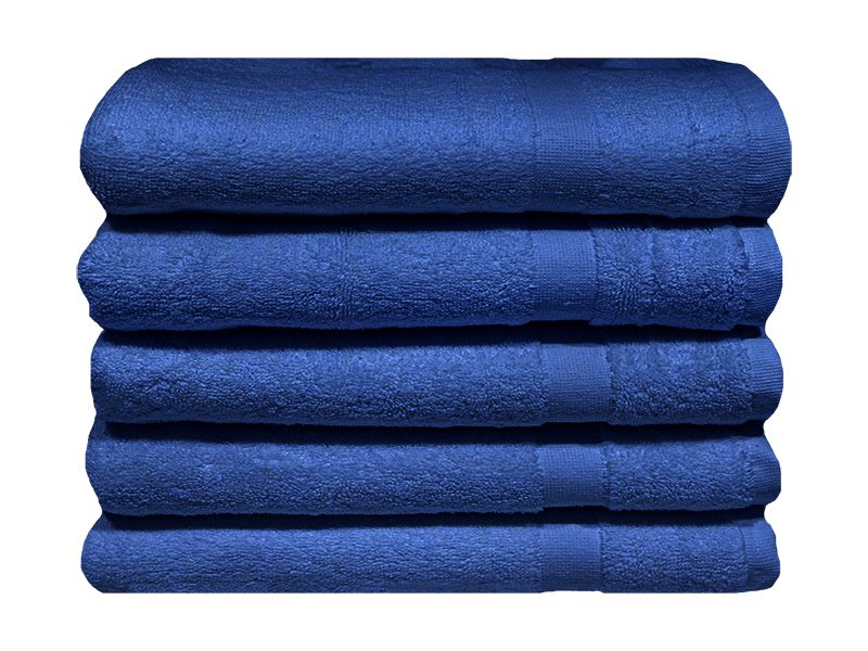 Bunty's Plush 750GSM - Bath Mat - 050x080cm-05 Pc Pack-Estate Blue