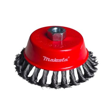 MAJESTA - Twisted Steel Wire Cup Brush 125mm M14