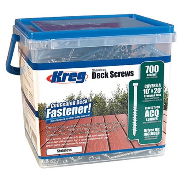 KREG STAINLESS STEEL DECK SCREWS 2