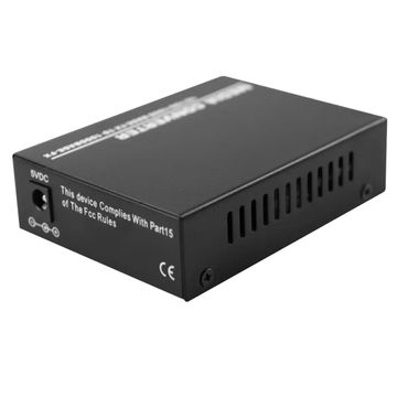 Gigabit Fiber Media Converter | 1Gbps RJ45 Network to 1000Base-FX SFP | Fiber to Network