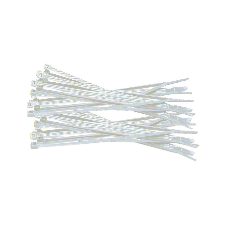 HELLERMANN TYTON Cable Ties White T18R 104mm x 2.5mm 100 Pack