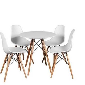 Round table with 4 chairs