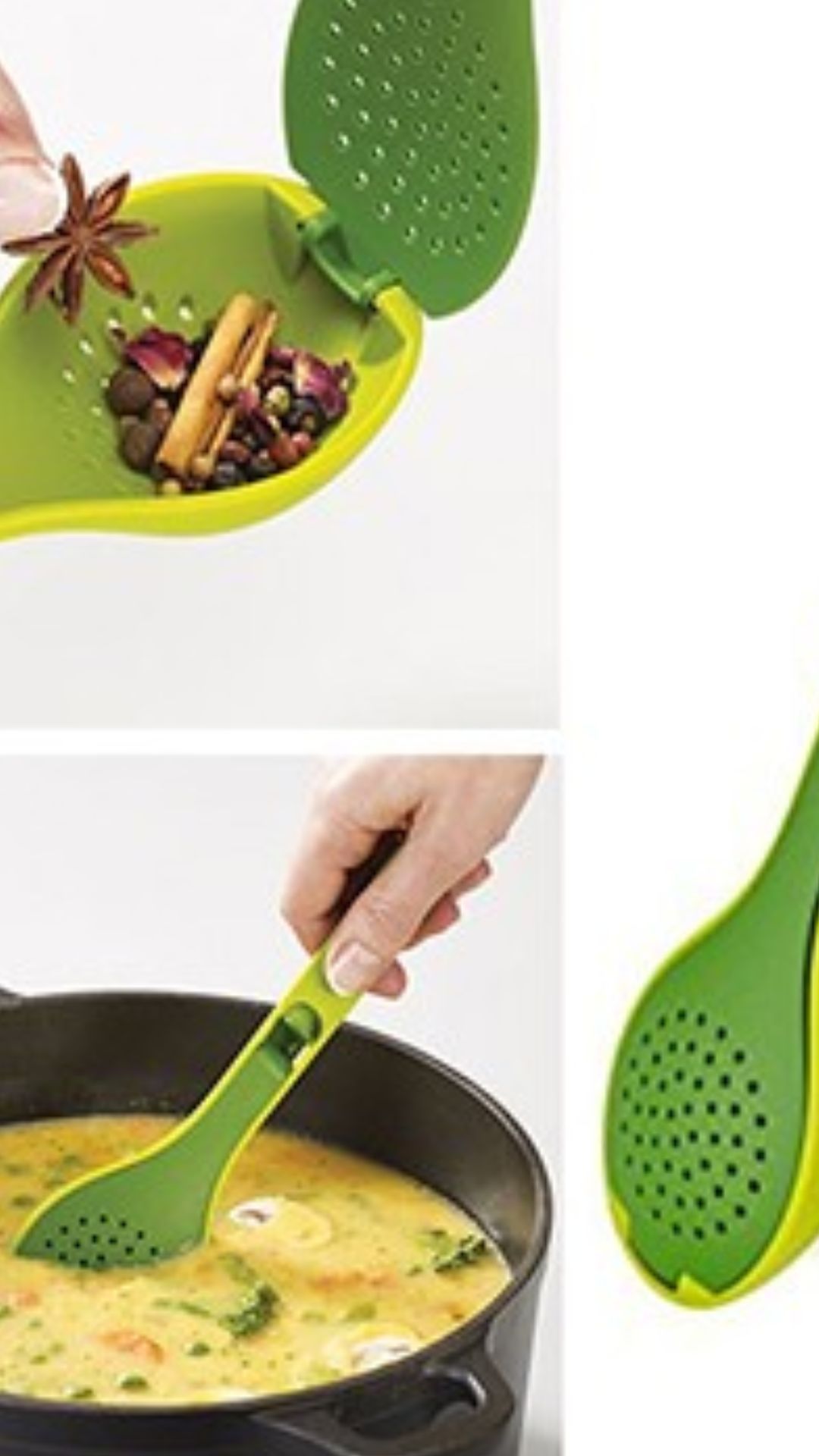 Flavour Infusing Spoon with Herb Stripper
