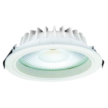 85-265VAC 30W LED Downlight225mm Diameter x105mmH Cool Cutø200