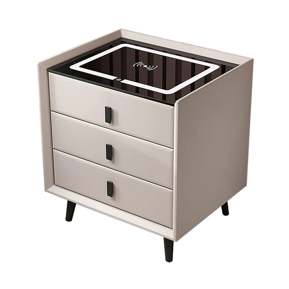 Smart Wireless Charging 3drawers Bedside Table LEROY MERLIN South Africa