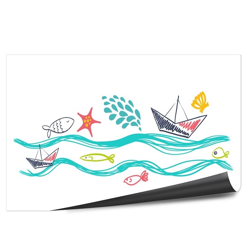 Deli Stickable Whiteboard Self-Adhesive Wall Sticker 600mmx900mm