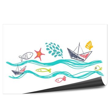 Deli Stickable Whiteboard Self-Adhesive Wall Sticker 600mmx900mm