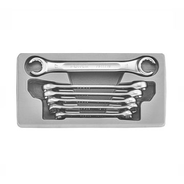 Force - 6 Piece Flare Nut Wrench Set 8X10 10X11 10X12 11X13 12X14 17X19
