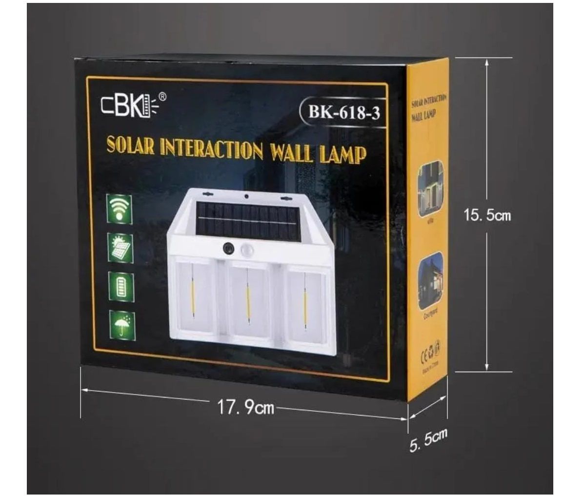 Solar wall lamp