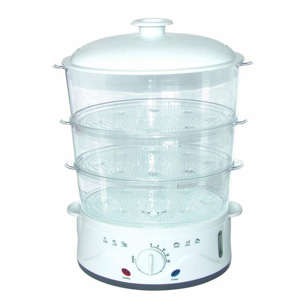 Sunbeam - 3 Tier Food Steamer - White