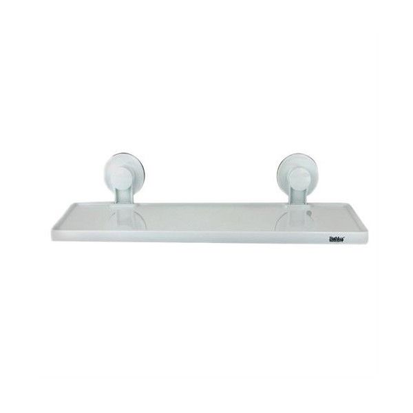 Bathlux Single Shelf With Suction Cup Retail Box No Warranty