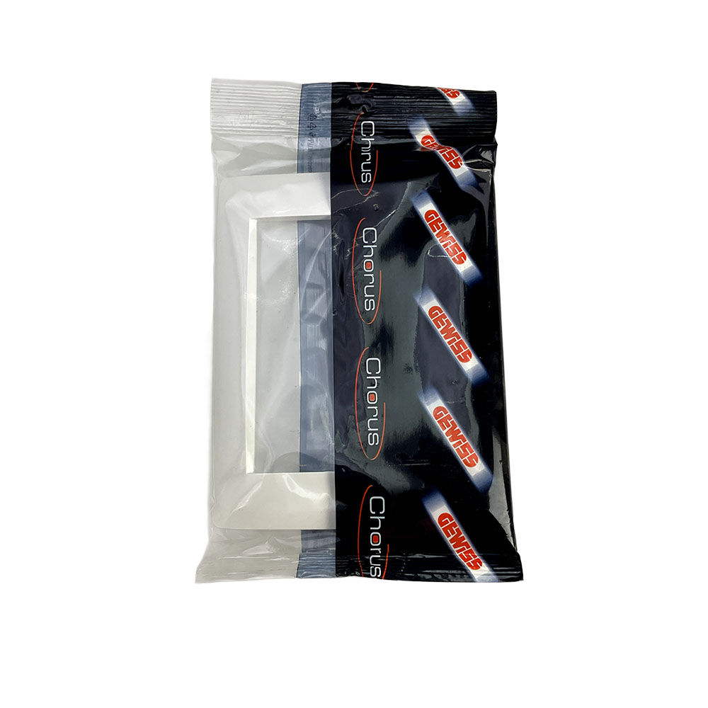 ACDC - Gewiss CHORUS ONE 12-Gang Cover Plate (Milk White)