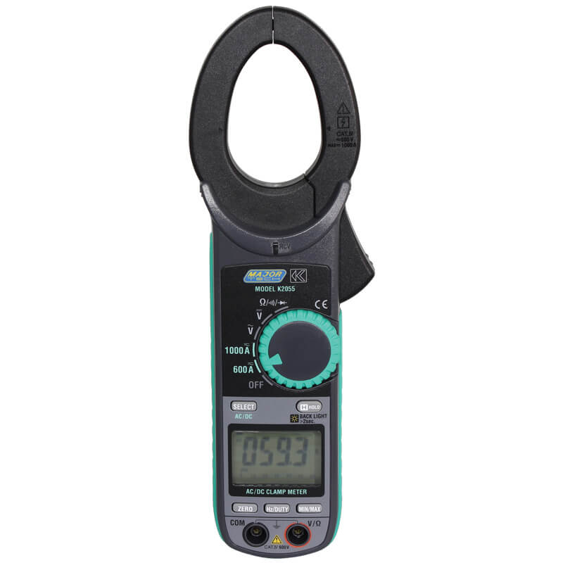 1000A Professional AC/DC Clamp Meter (K2055) - Major Tech