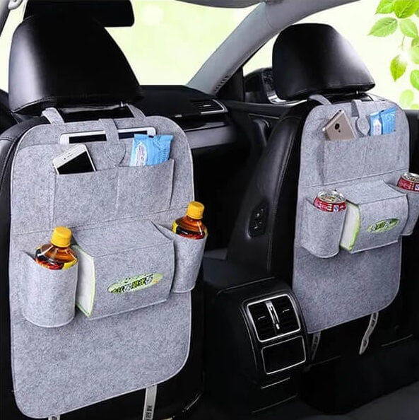 Car Backseat Organizer - WHITE