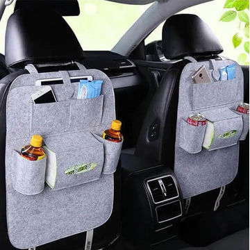Car Backseat Organizer - WHITE