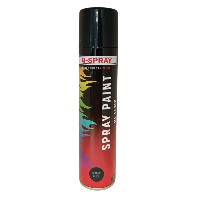 Paint Hi-Temp Black 300ml - 4 Pack