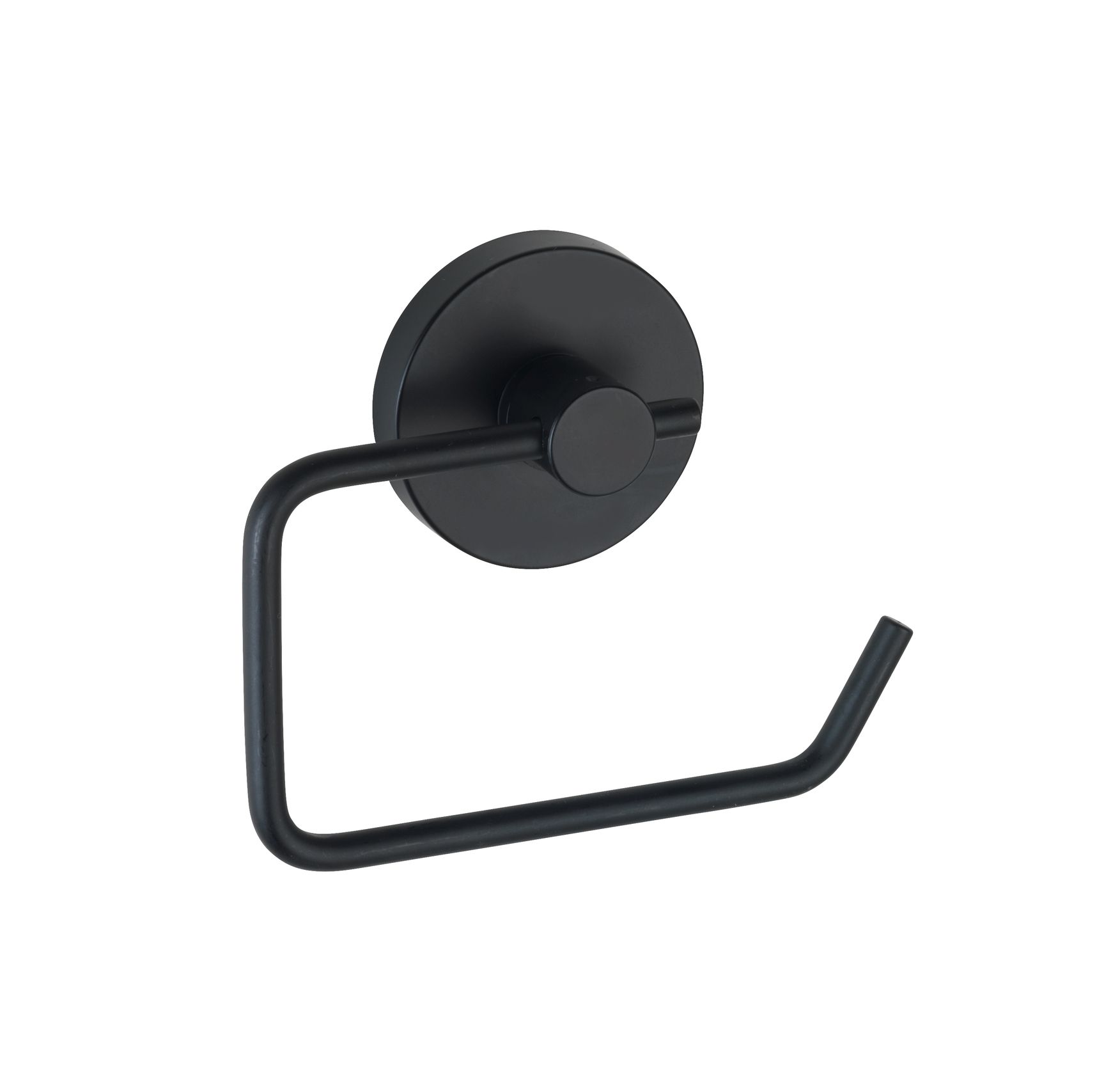 WENKO - VACUUM-LOC® TOILET PAPER HOLDER - MILAZZO - BLACK - NO DRILLING