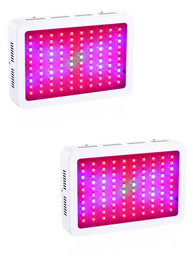 Pack of 2 - LED Full Spectrum Plant Growing Light 1000W