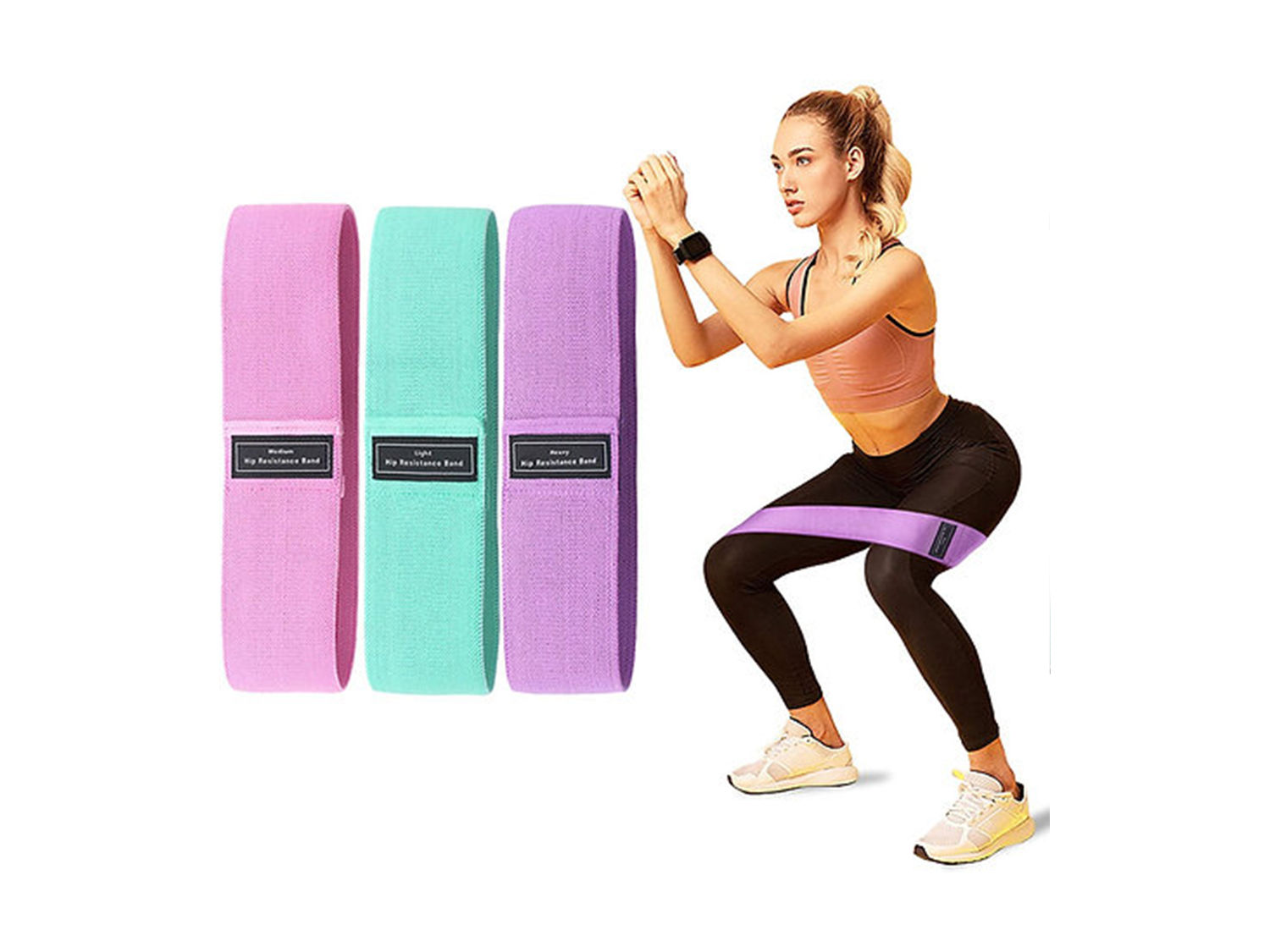 Tummy Trimmer Single Spring & 8 Shaper Resistance Band Gym