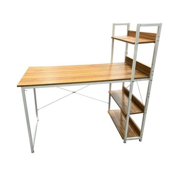 Focus - 4 Tier Studio Office Desk - Walnut