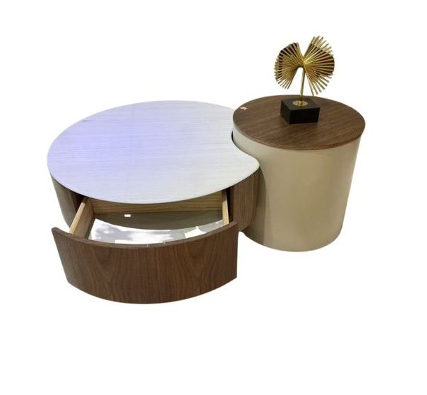 Round Wood Coffee Table