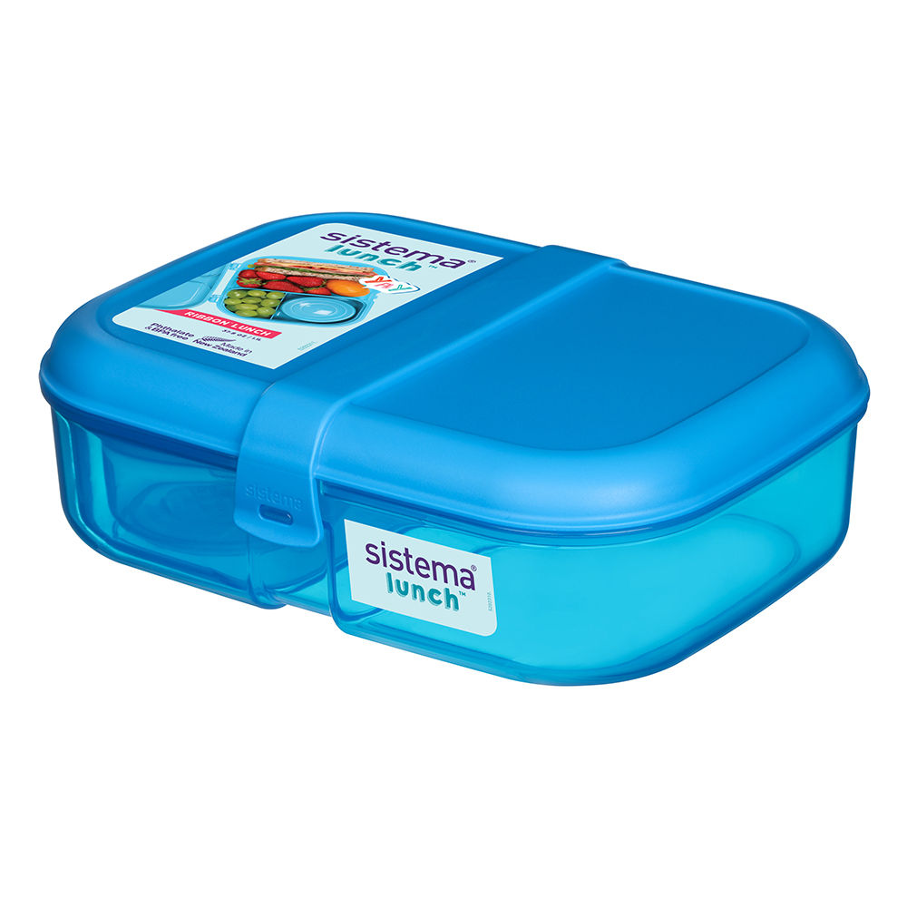 Sistema 1.1L Ribbon Lunch with 1 Mini Bite-Blue
