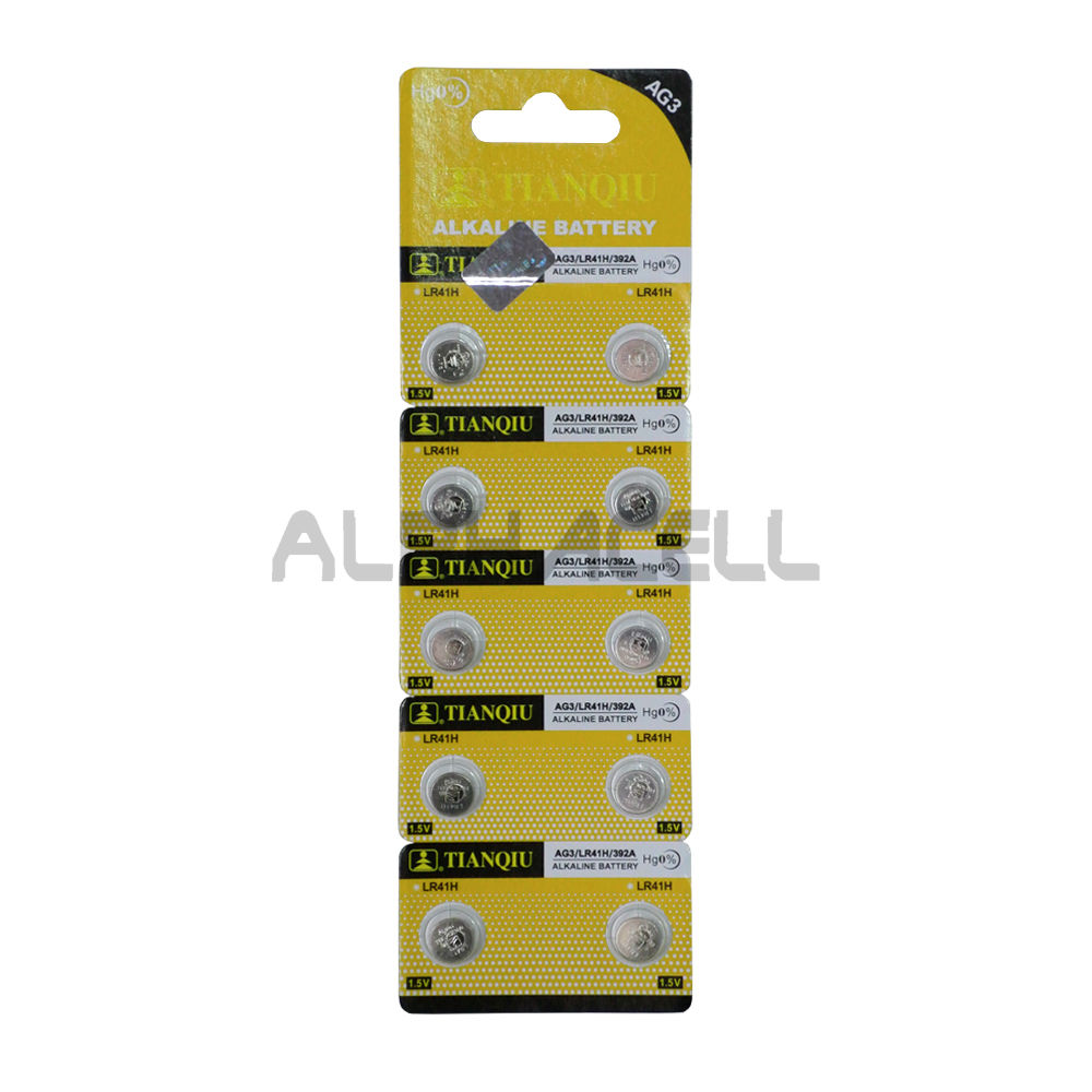 AG3/LR41/392/736  Battery 10Piece